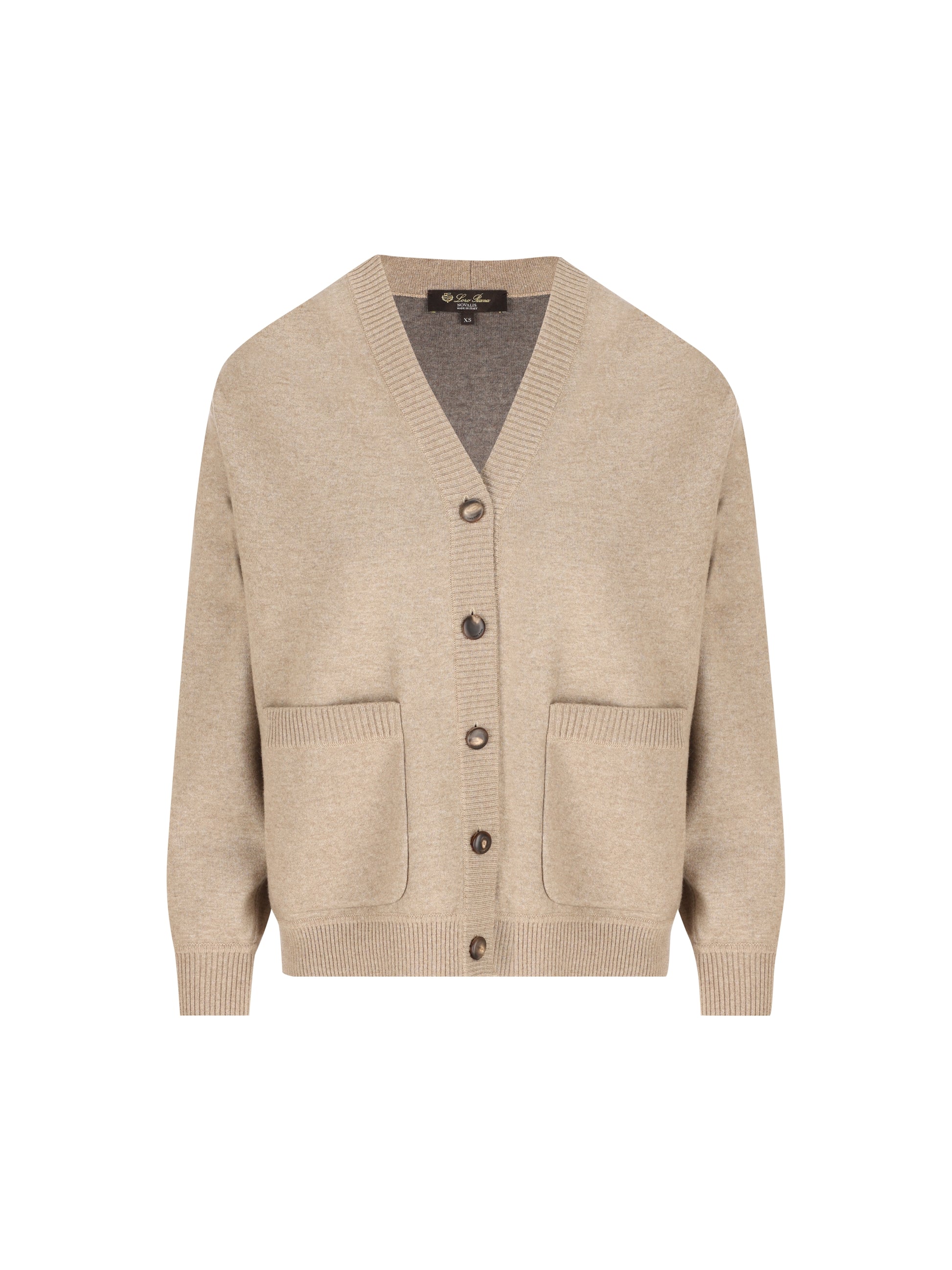 Cardigan realizzato in cashmere. FRW0830 D983 LORO PIANA 