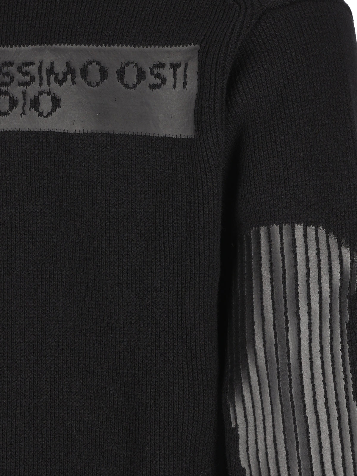 Maglia realizzata in lana. 21MMKN501A 110196M999 MASSIMO OSTI STUDIO 