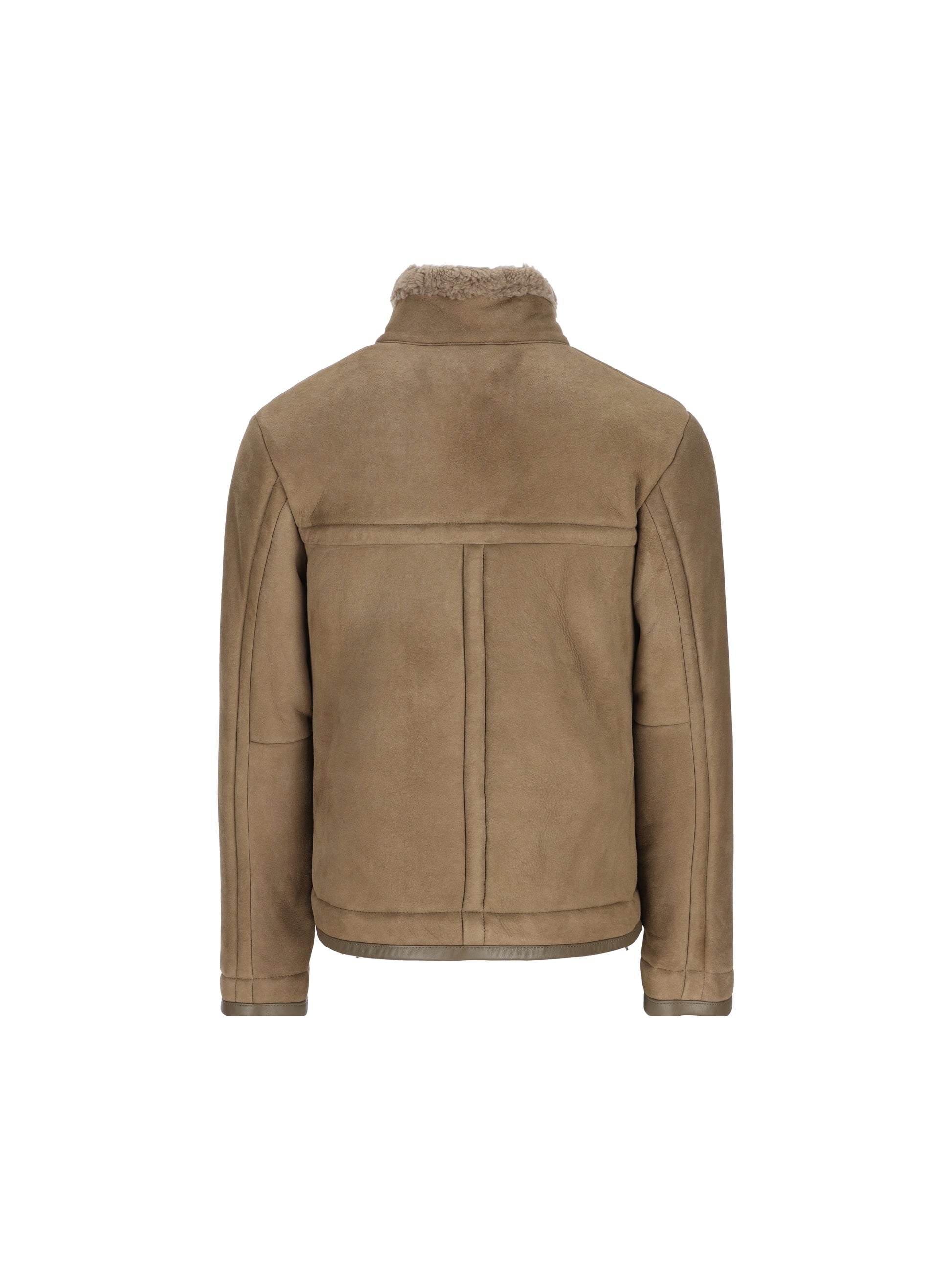 Giacca realizzata in pelle di agnello. 21MMOW401A 110869A359 MASSIMO OSTI STUDIO 
