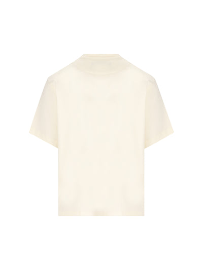T-Shirt in cotone. 21MMTS019A 110521G110 MASSIMO OSTI STUDIO 