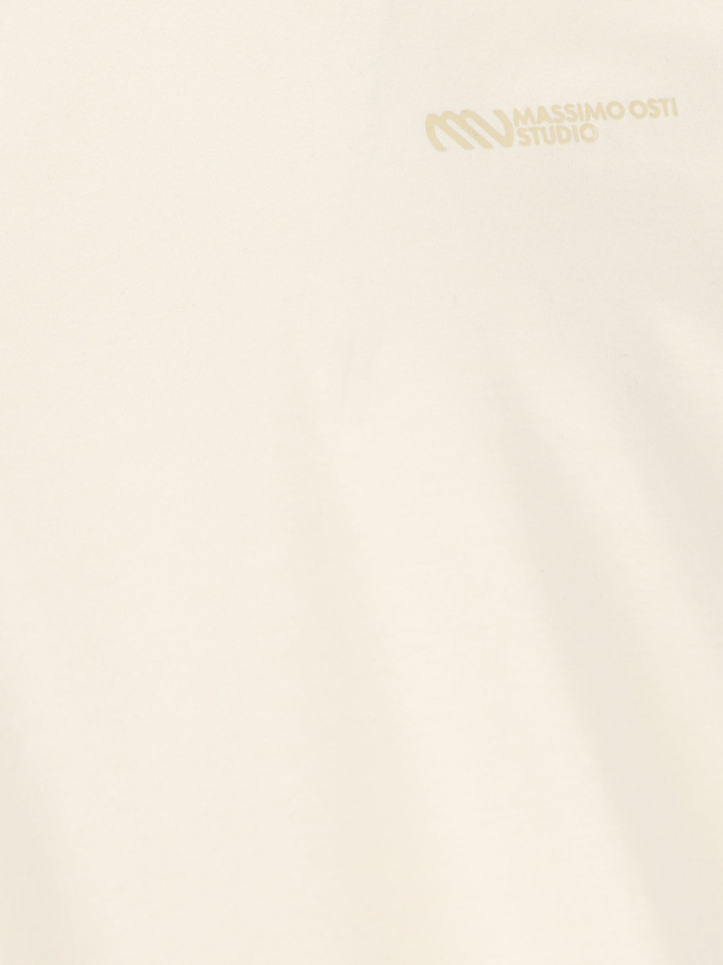 T-Shirt in cotone. 21MMTS019A 110521G110 MASSIMO OSTI STUDIO 