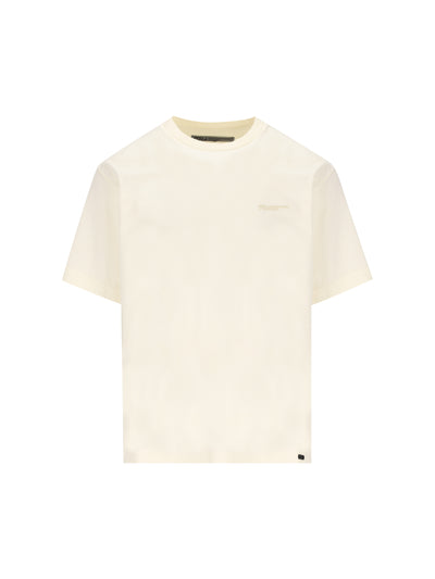 T-Shirt in cotone. 21MMTS019A 110521G110 MASSIMO OSTI STUDIO 