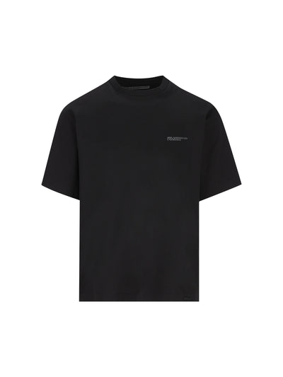 T-Shirt in cotone. 21MMTS019A 110521G999 MASSIMO OSTI STUDIO 
