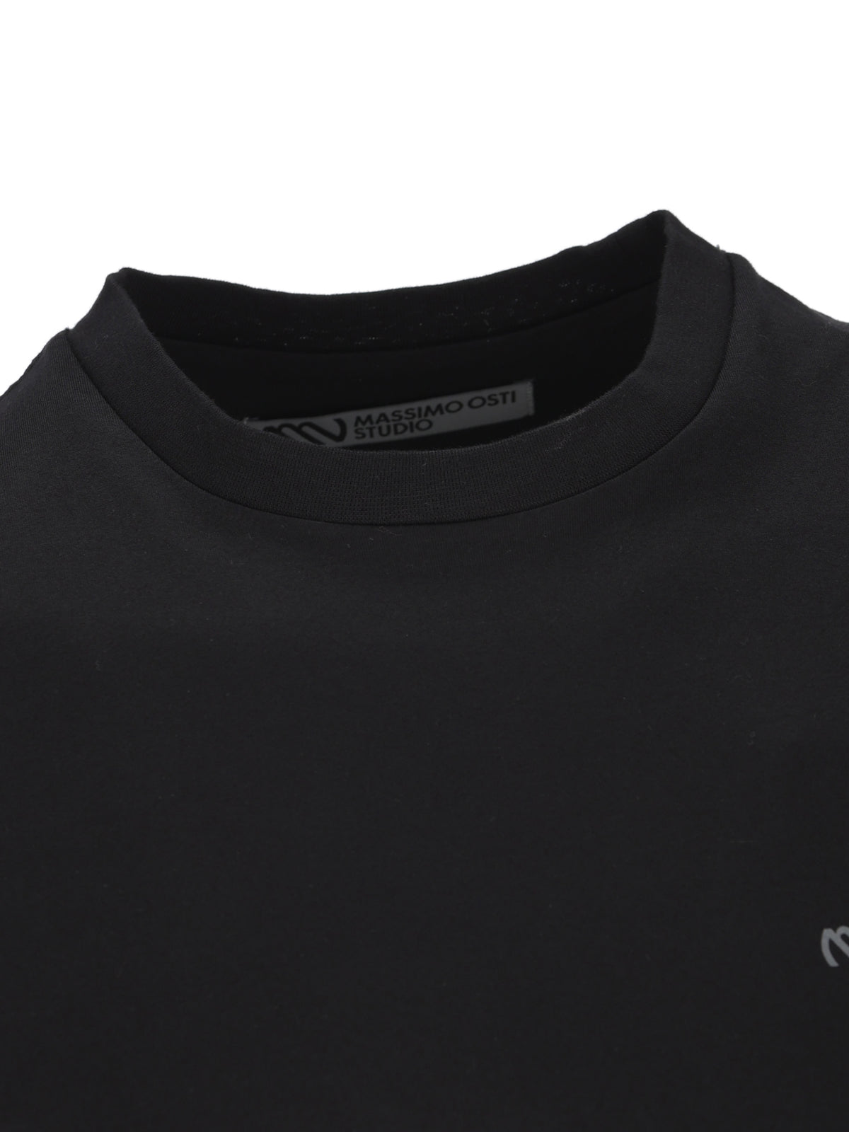 T-Shirt in cotone. 21MMTS019A 110521G999 MASSIMO OSTI STUDIO 