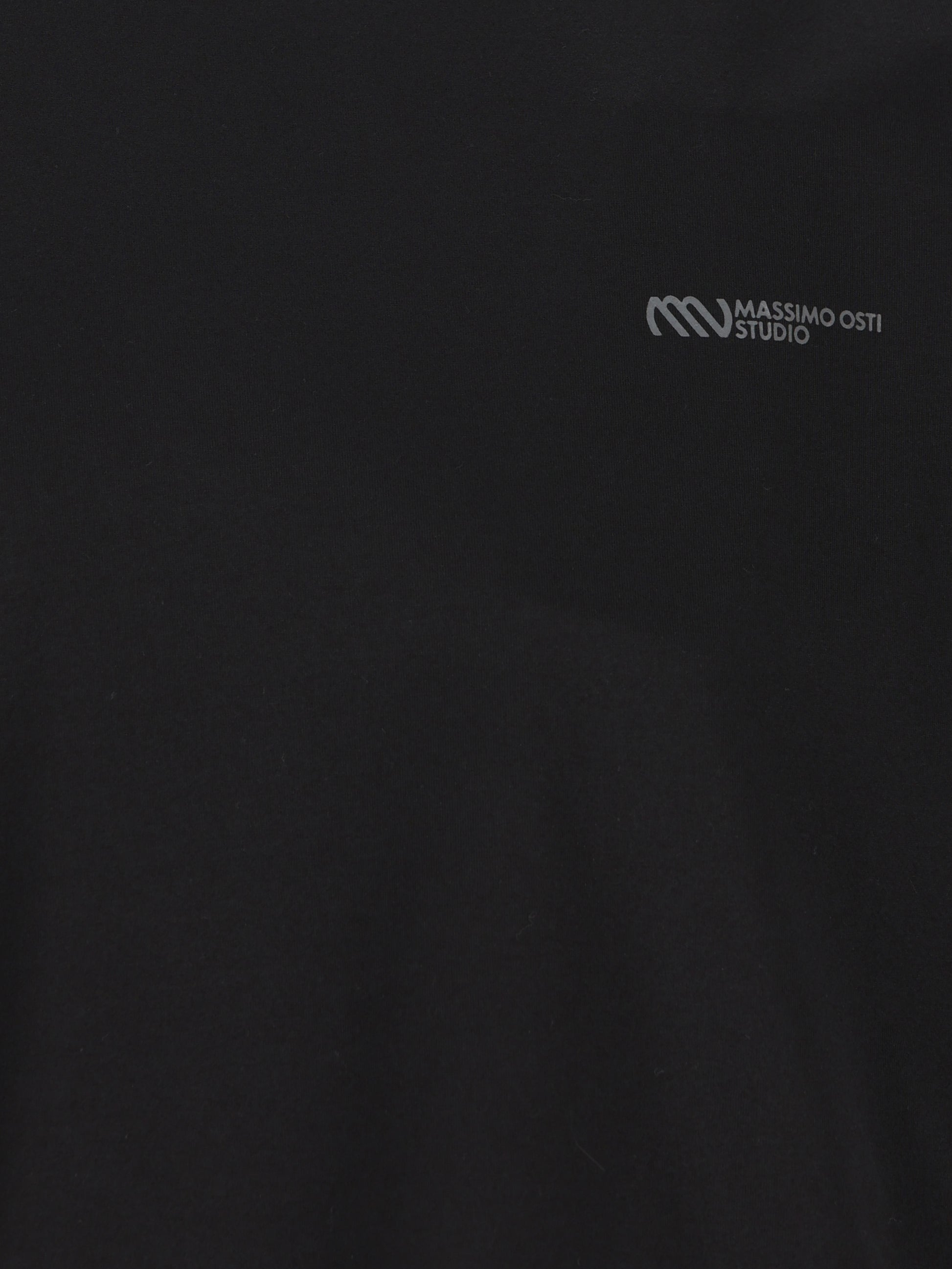 T-Shirt in cotone. 21MMTS019A 110521G999 MASSIMO OSTI STUDIO 