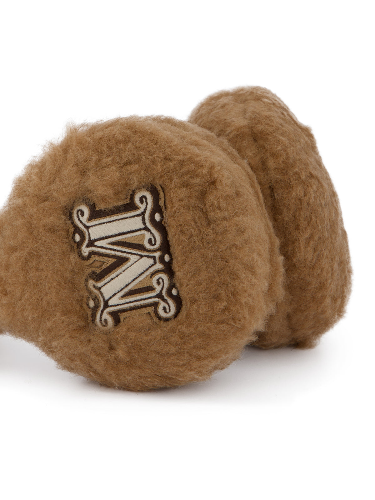 Paraorecchie Teddy in Cammello e Seta 2624576132600 001 MAX MARA 