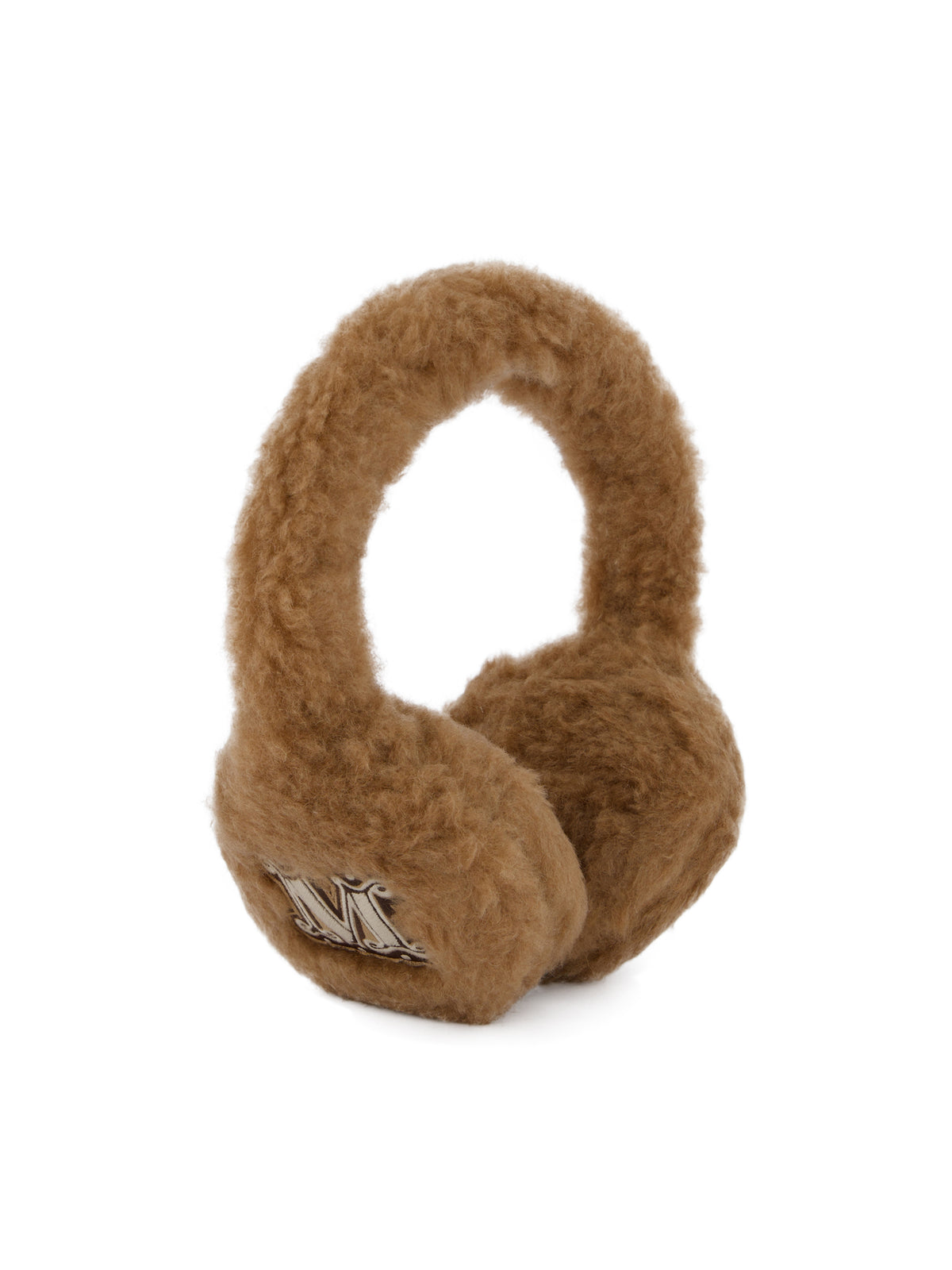 Paraorecchie Teddy in Cammello e Seta 2624576132600 001 MAX MARA 