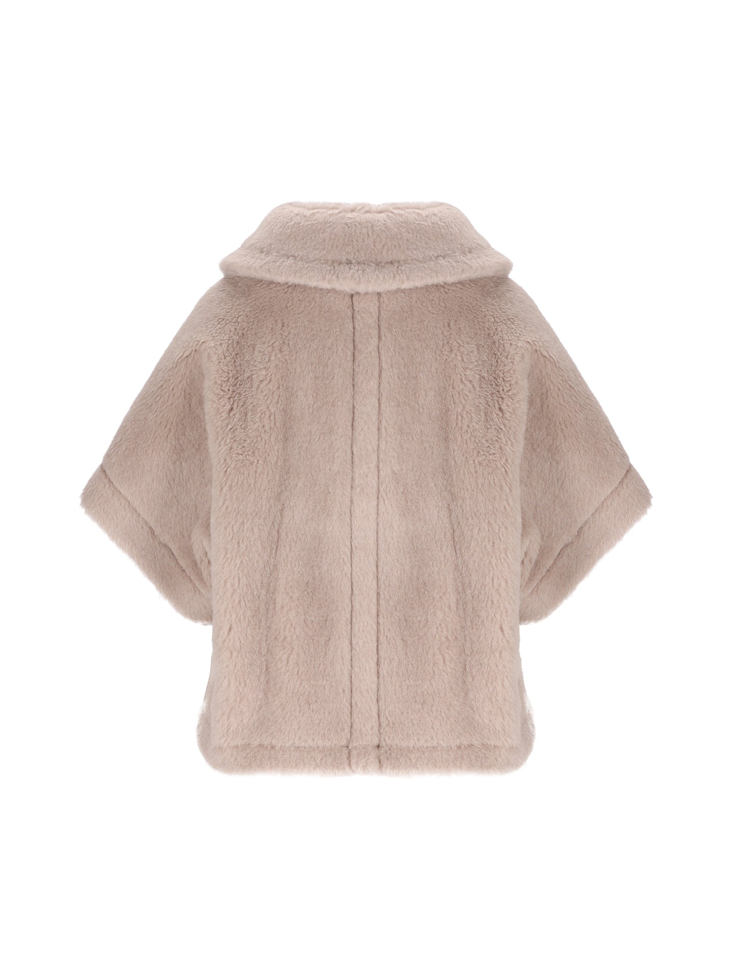 Cappa boxy in Teddy di alpaca e lana 2624736242600 002 MAX MARA 