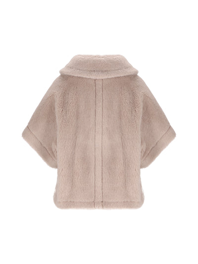 Cappa boxy in Teddy di alpaca e lana 2624736242600 002 MAX MARA 