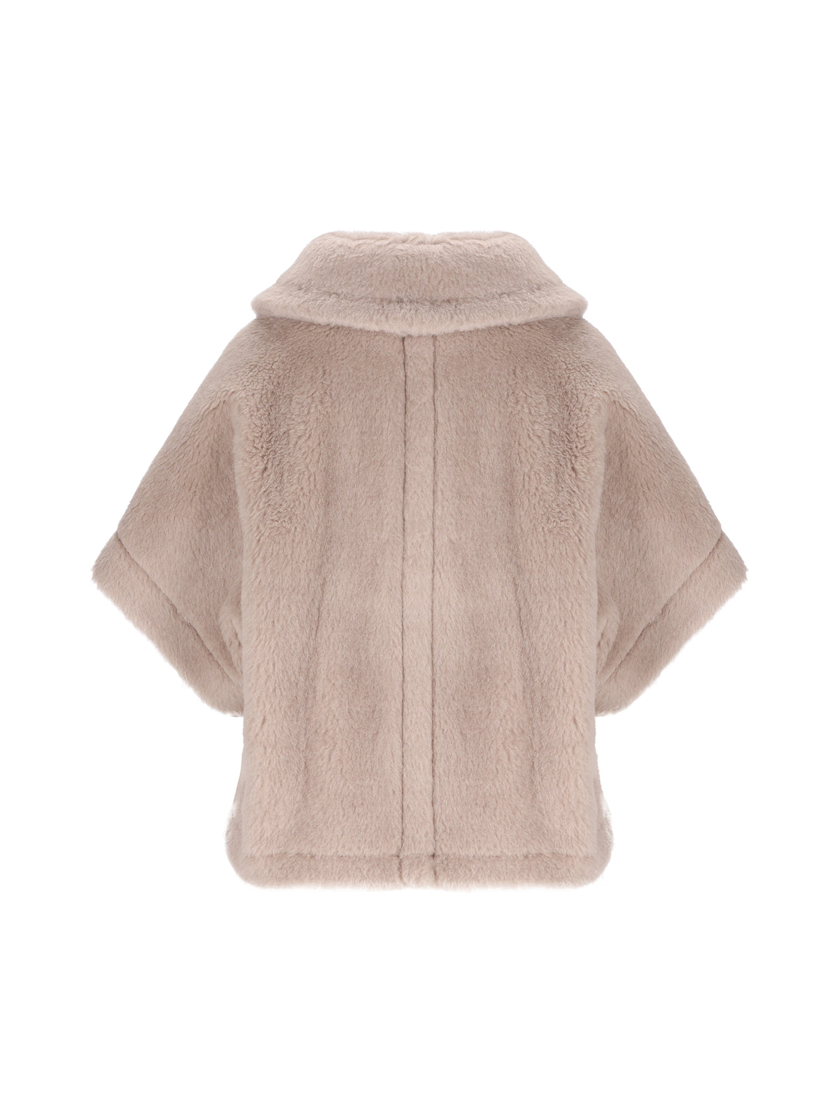 Cappa boxy in Teddy di alpaca e lana 2624736242600 002 MAX MARA 