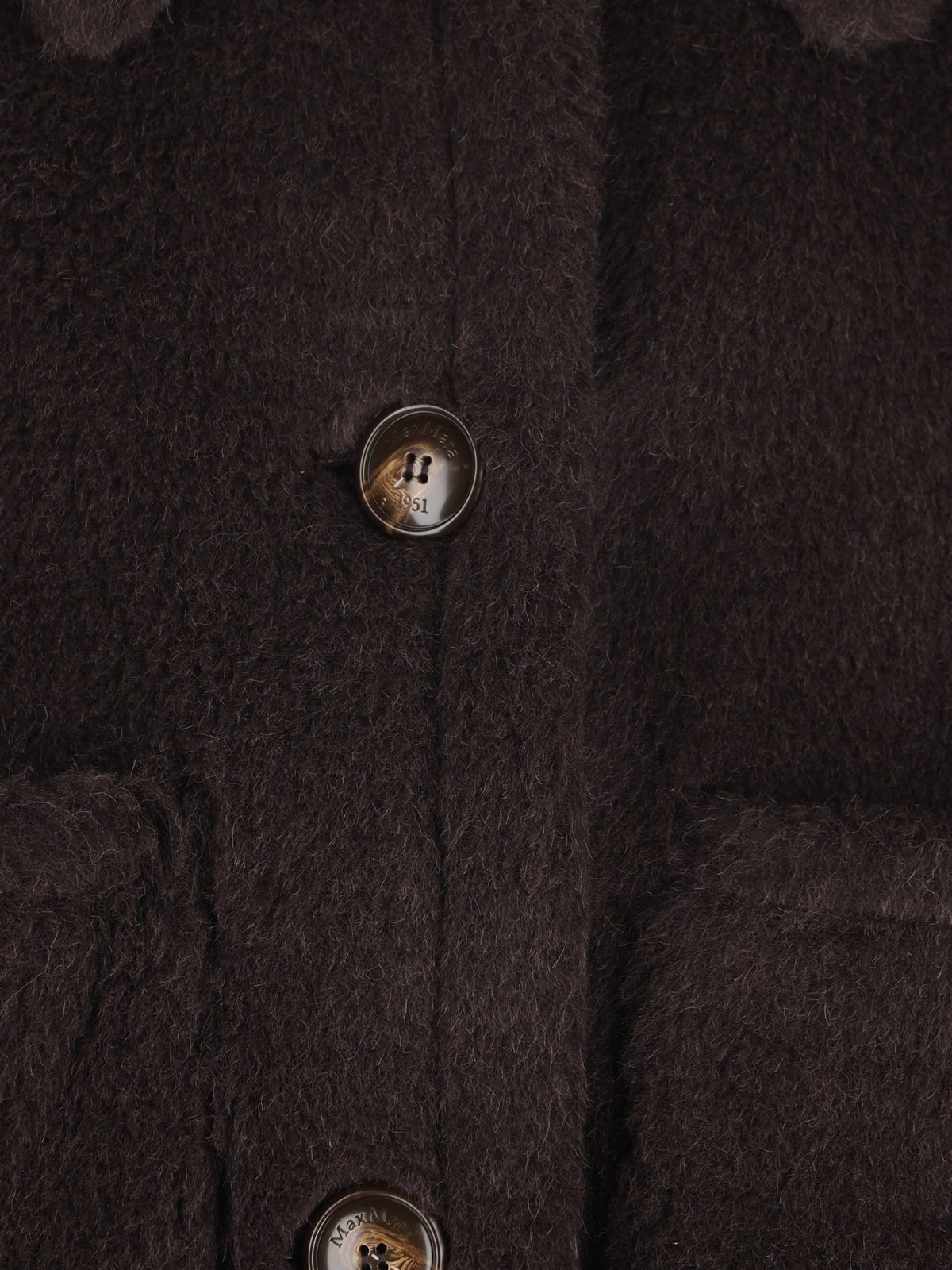 Cappa boxy in Teddy di alpaca e lana 2624736242600 014 MAX MARA 