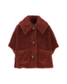 Cappa boxy in Teddy di alpaca e lana 2624736242600 015 MAX MARA 