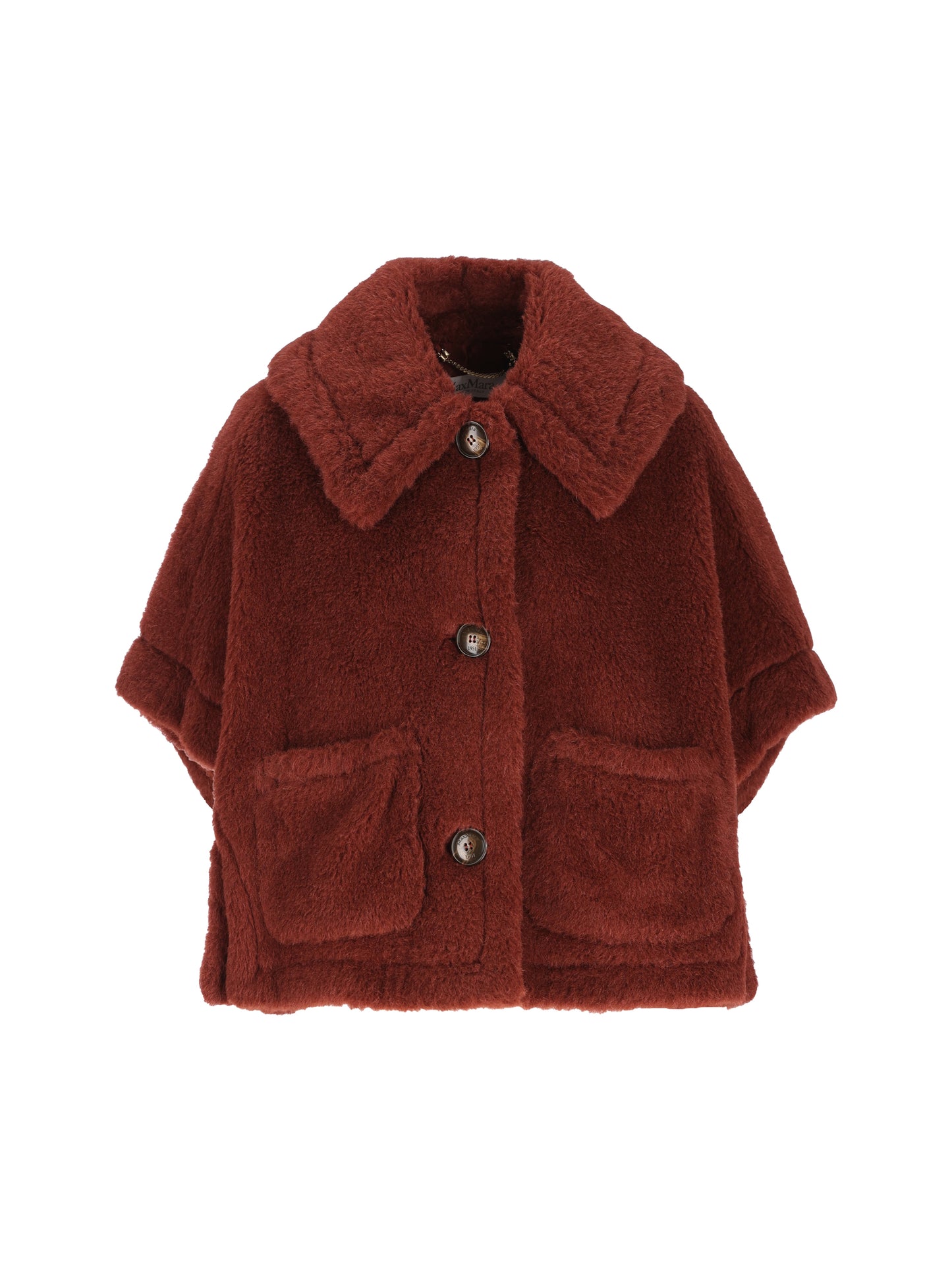 Cappa boxy in Teddy di alpaca e lana 2624736242600 015 MAX MARA 