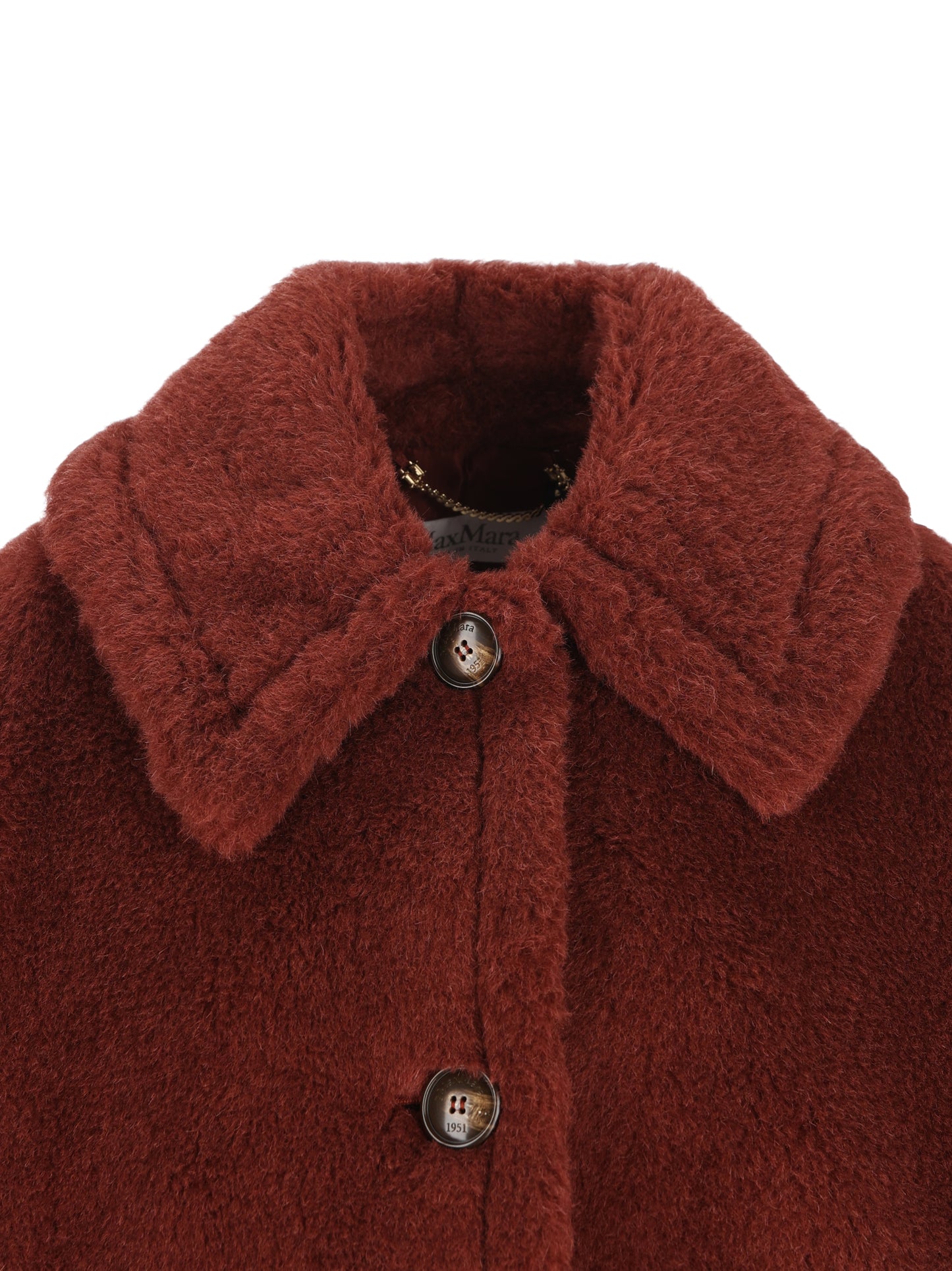 Cappa boxy in Teddy di alpaca e lana 2624736242600 015 MAX MARA 