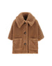 Cappa Corta Teddy in Cammello e Seta 2624736252600 001 MAX MARA 