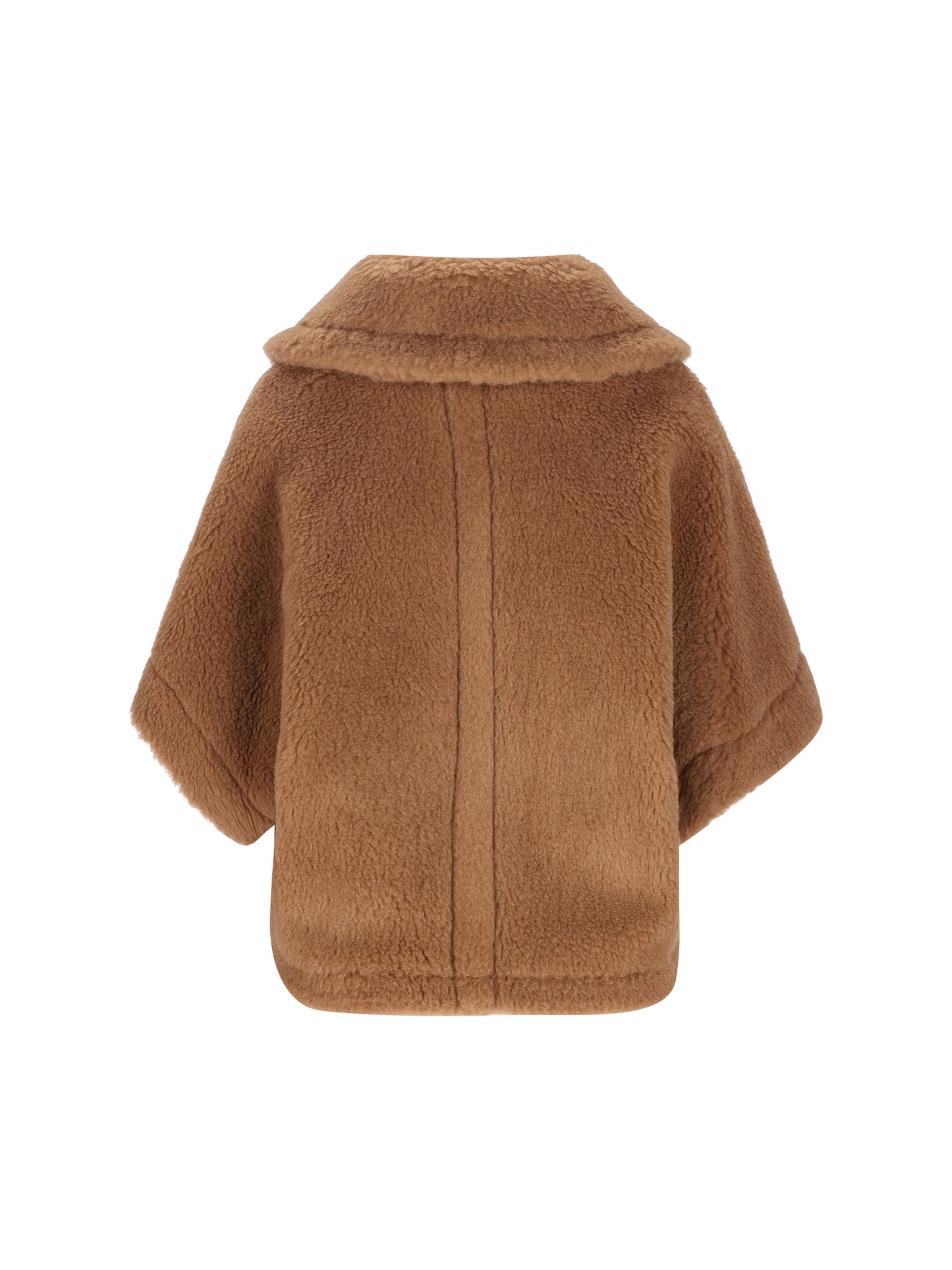 Cappa Corta Teddy in Cammello e Seta 2624736252600 001 MAX MARA 