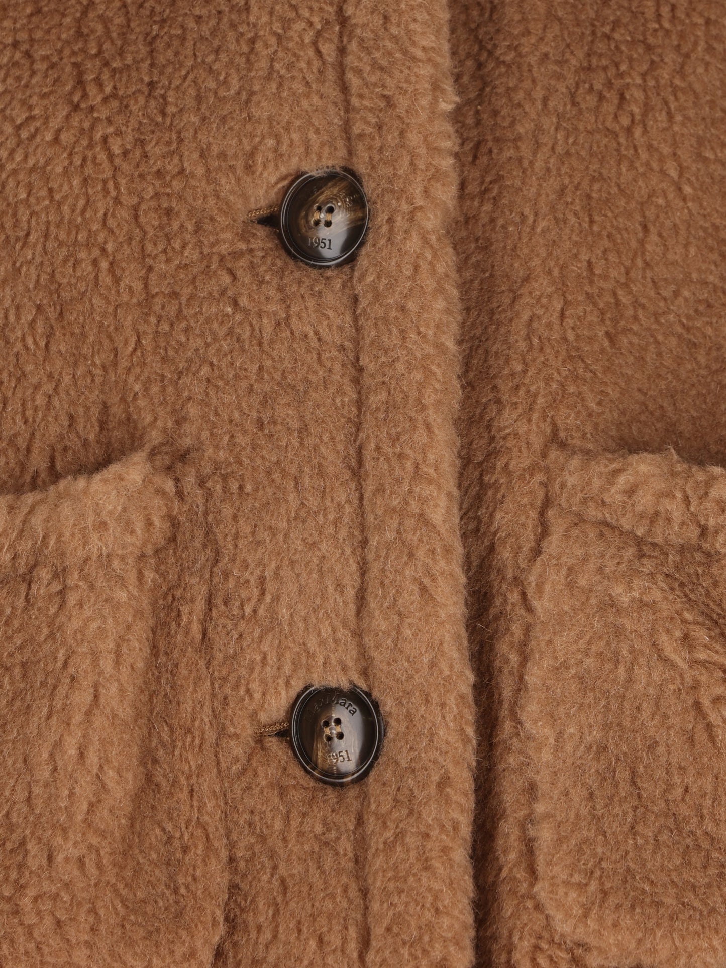 Cappa Corta Teddy in Cammello e Seta 2624736252600 001 MAX MARA 
