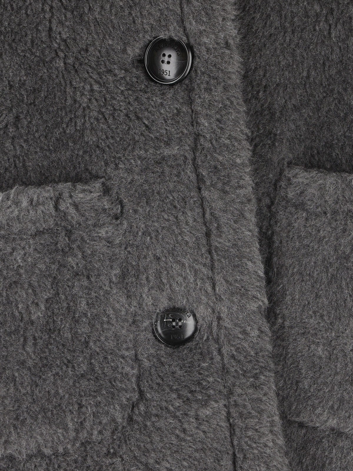 Mantella in Lana Vergine, Alpaca e Seta Grigia 2624736262600 001 MAX MARA 