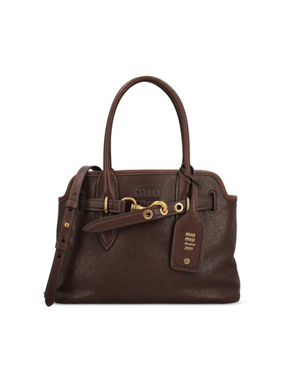 Borsa realizzata in pelle. 5BA292 2BBLF0NBL MIU MIU 