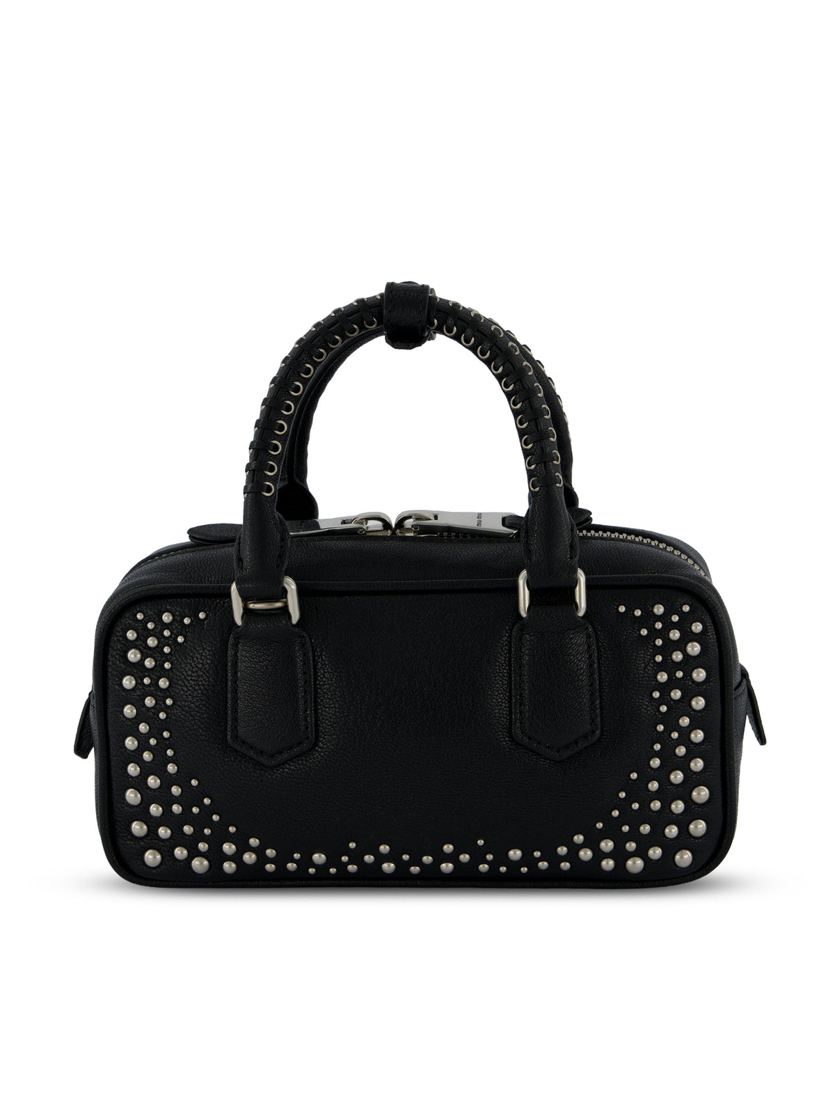 Borsa Arcadie in pelle con borchie 5BB142 2ZSQF0002 MIU MIU 