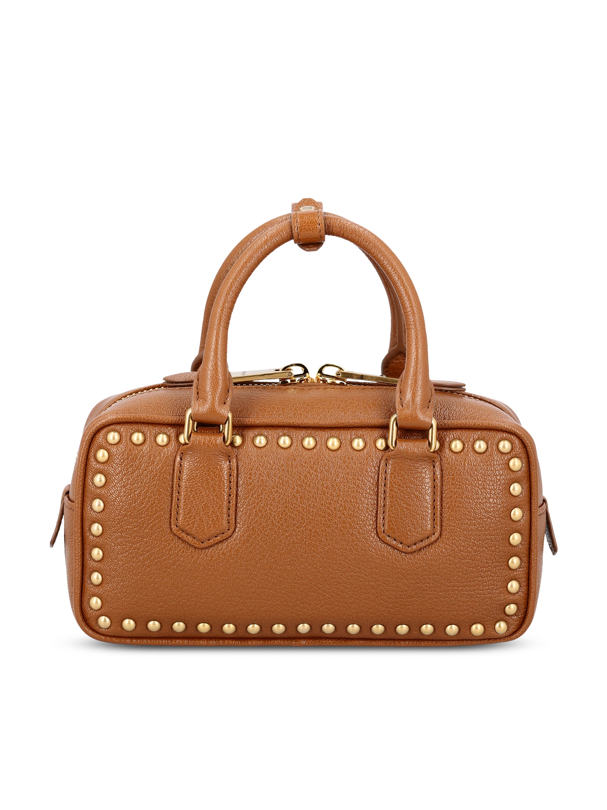 Borsa Arcadie in pelle con borchie 5BB142 2ZSQF0134 MIU MIU 
