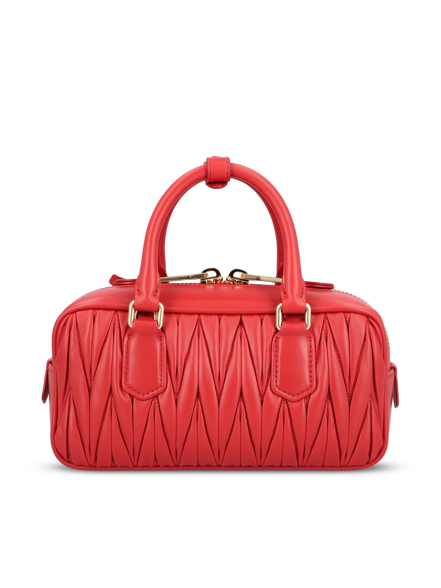 Borsa realizzata in pelle di agnello. 5BB142 AN88F0011 MIU MIU 