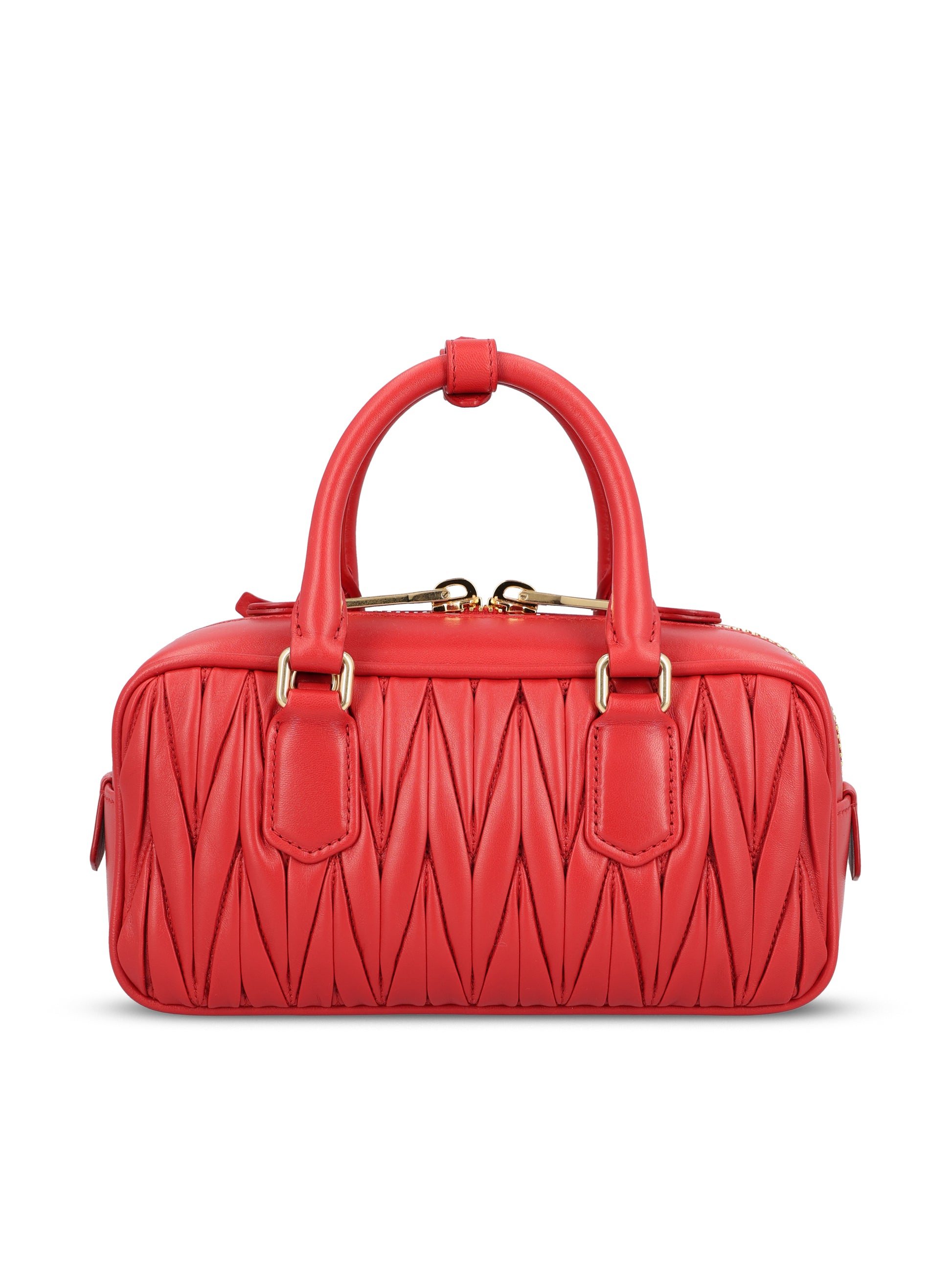 Borsa realizzata in pelle di agnello. 5BB142 AN88F0011 MIU MIU 