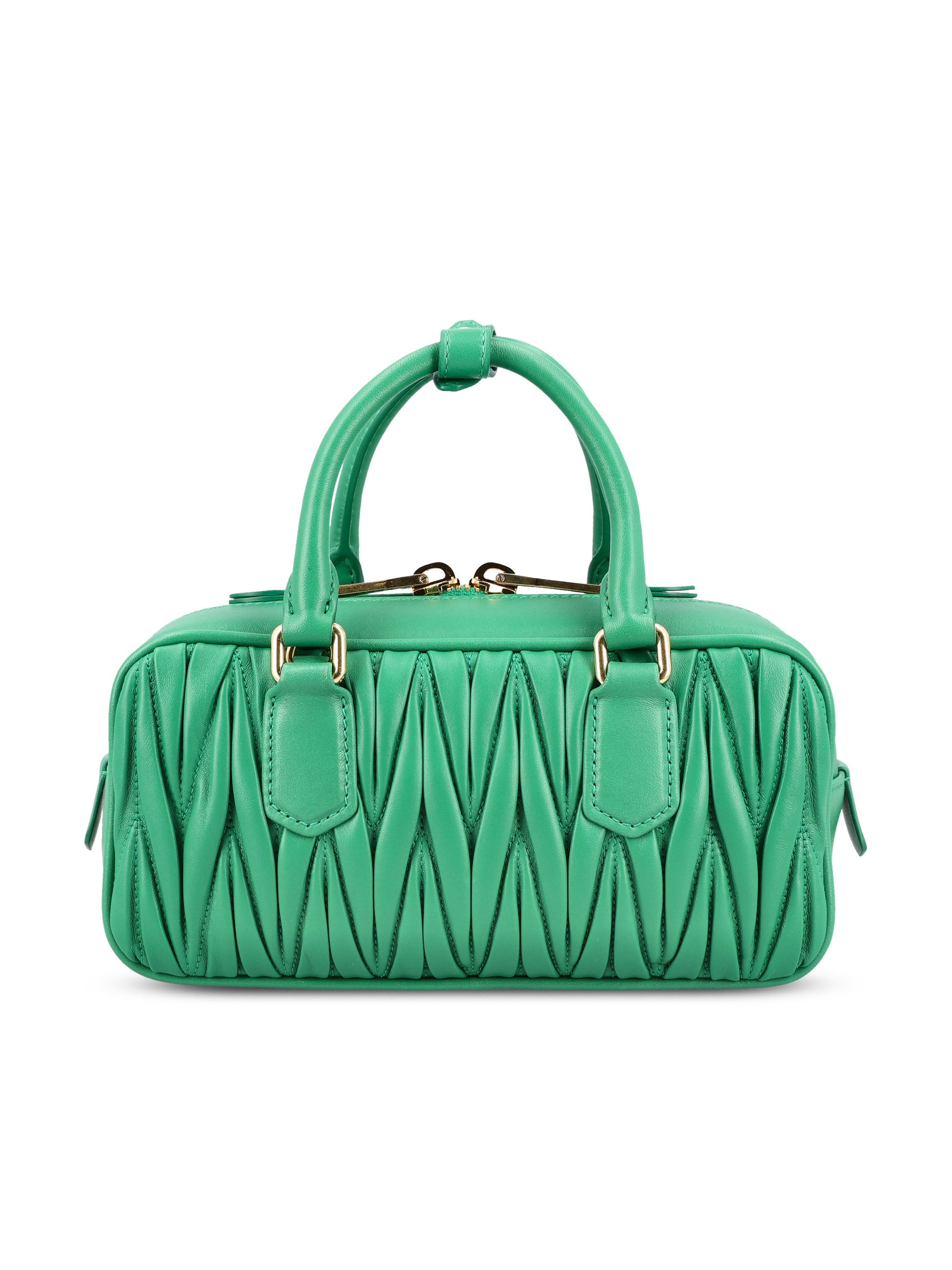 Borsa realizzata in pelle di agnello. 5BB142 AN88F0458 MIU MIU 