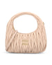Borsa Hobo Wander in Nappa Matelassé 5BC125 AN88F0236 MIU MIU 