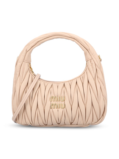 Borsa Hobo Wander in Nappa Matelassé 5BC125 AN88F0236 MIU MIU 