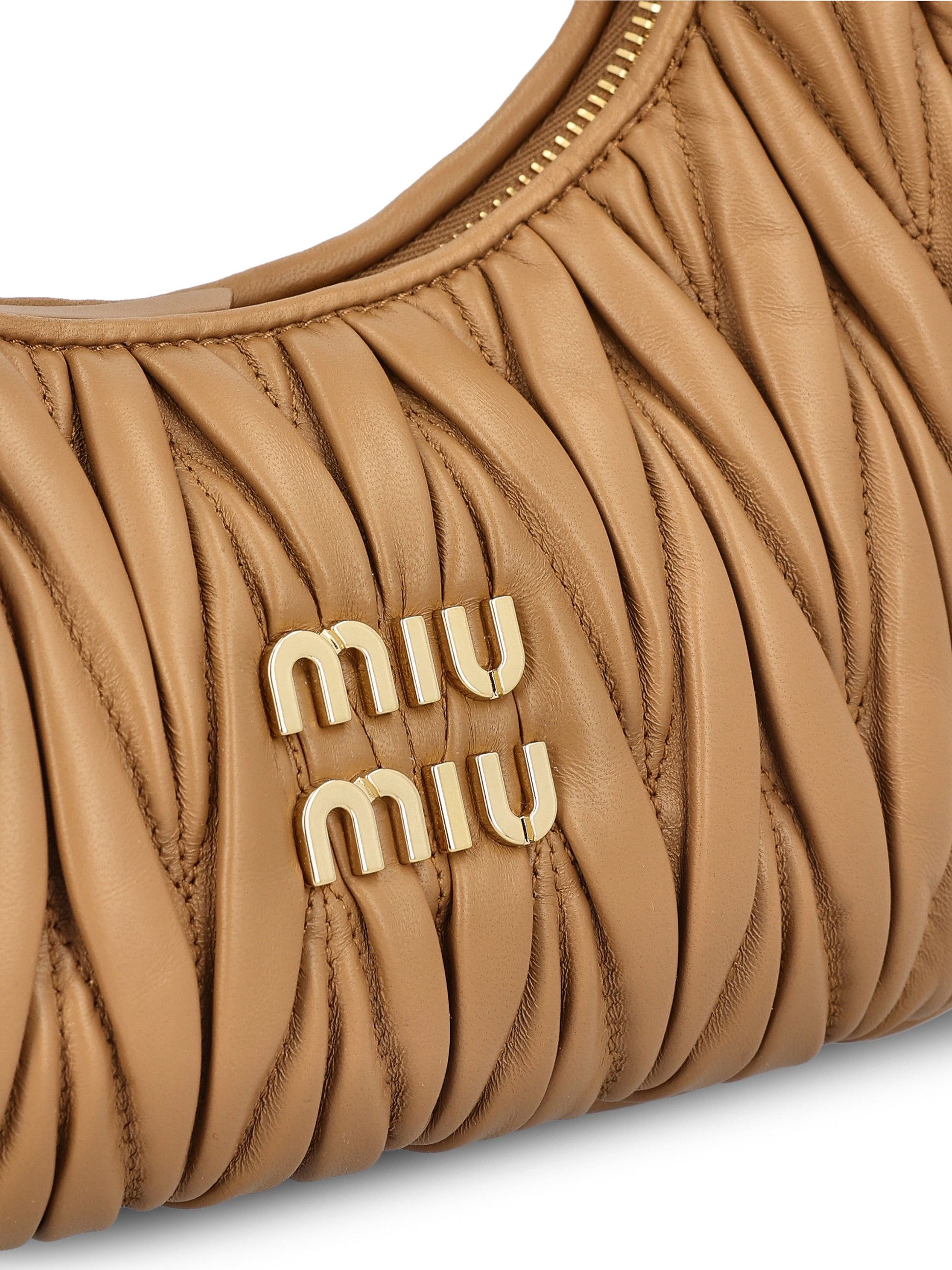 Borsa Hobo Wander in Nappa Matelassé 5BC125 AN88F098L MIU MIU 