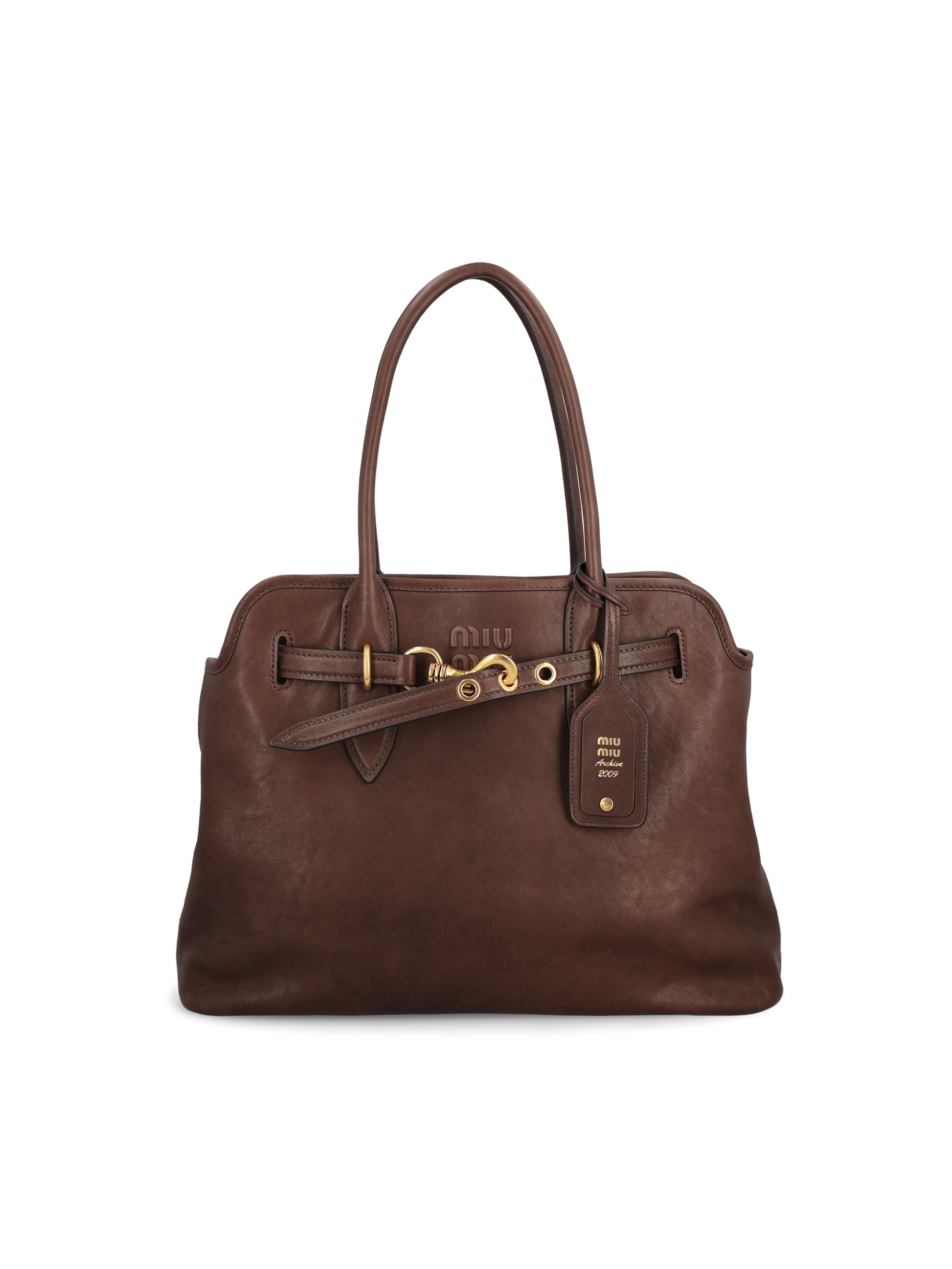 Borsa in pelle. 5BG291 2BBLF0NBL MIU MIU 