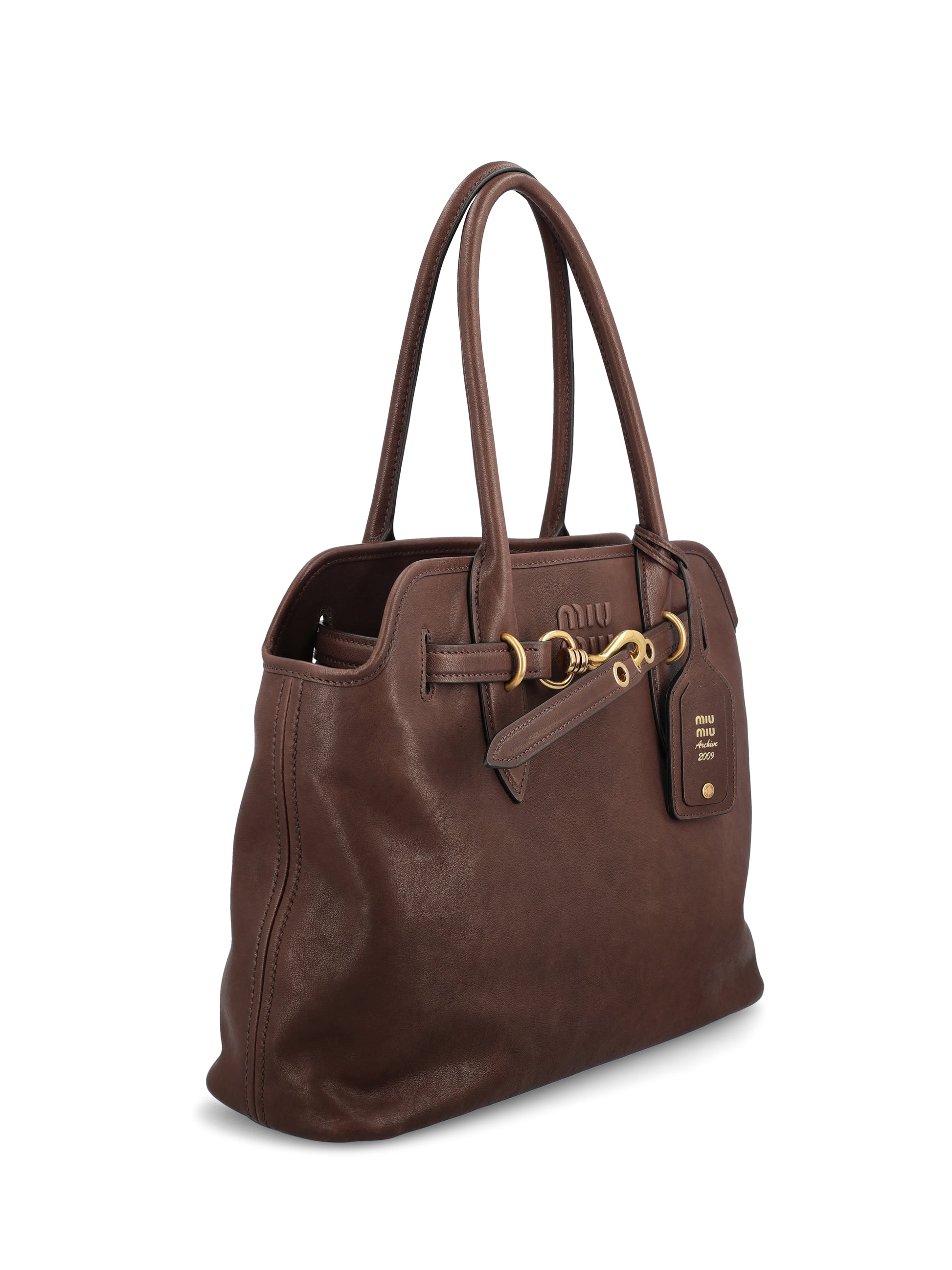 Borsa in pelle. 5BG291 2BBLF0NBL MIU MIU 