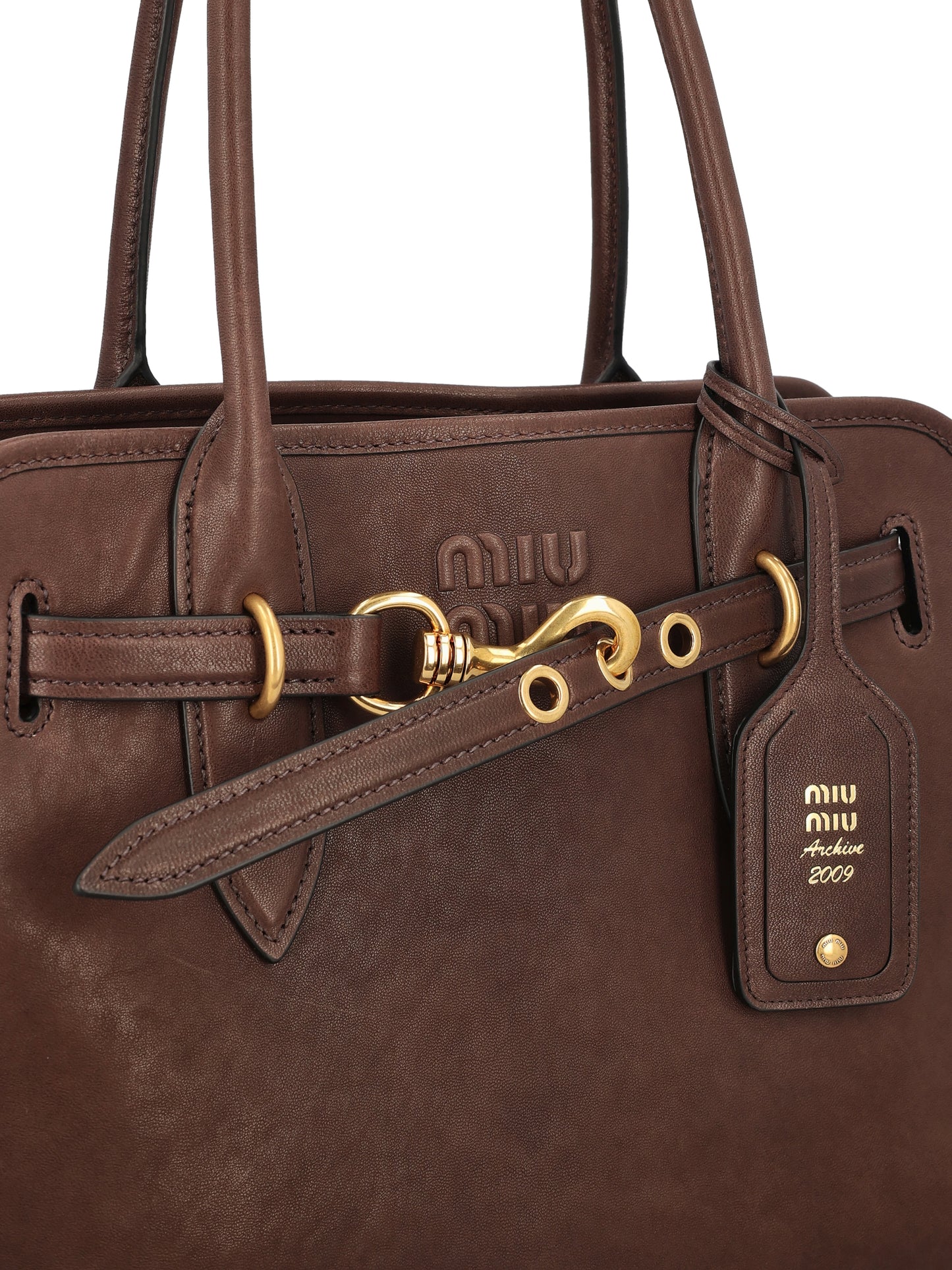 Borsa in pelle. 5BG291 2BBLF0NBL MIU MIU 
