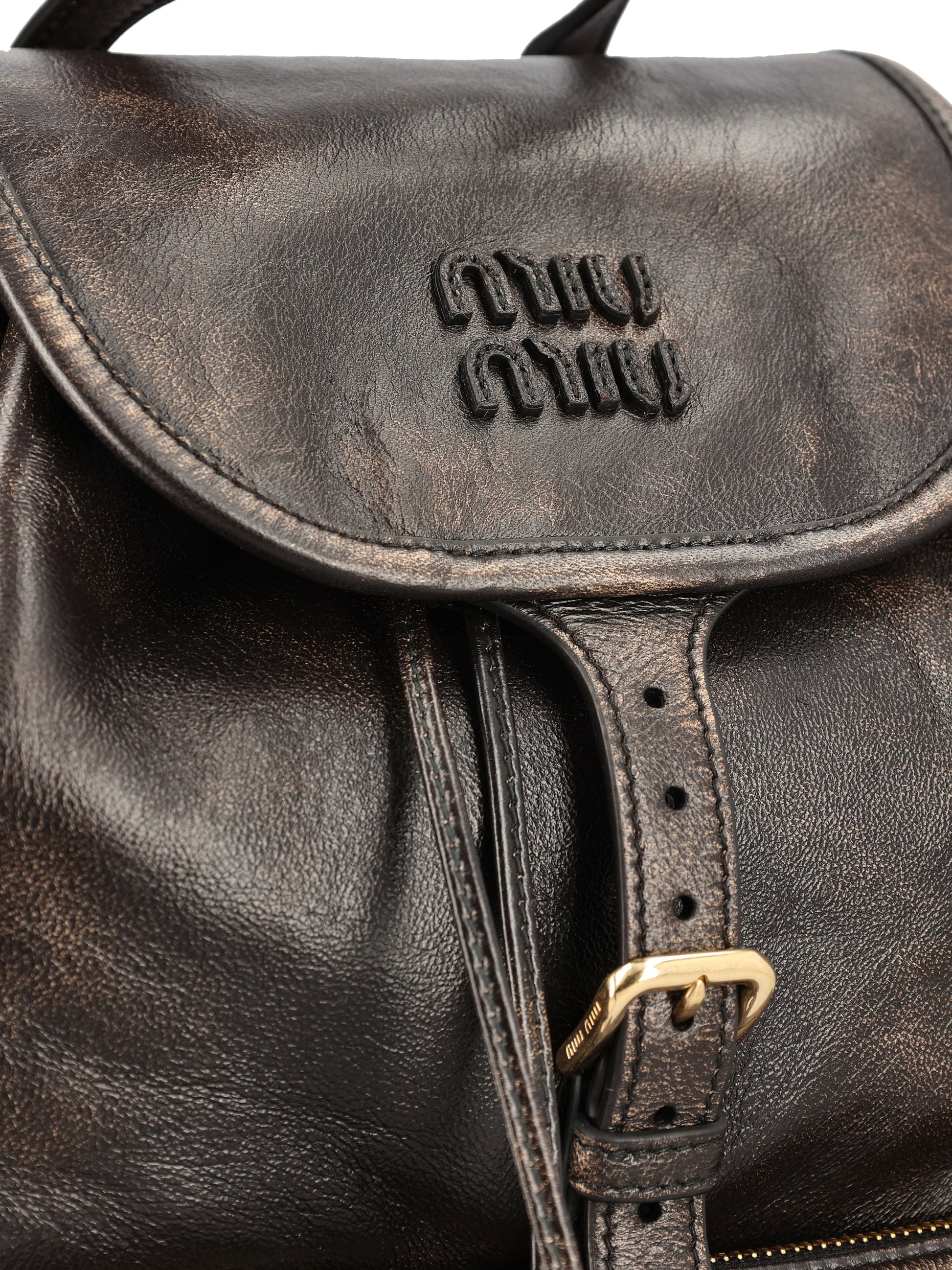 Zaino realizzato in pelle. 5BZ042 AF6PF0201 MIU MIU 