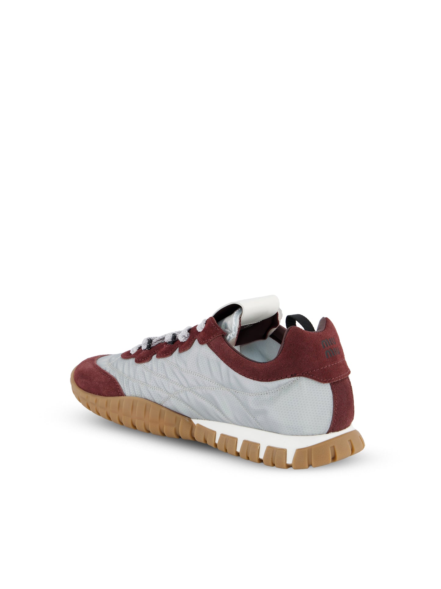Sneakers Tyre in Tessuto Tecnico e Pelle Scamosciata 5E417E 3ZOFF0P1O MIU MIU 