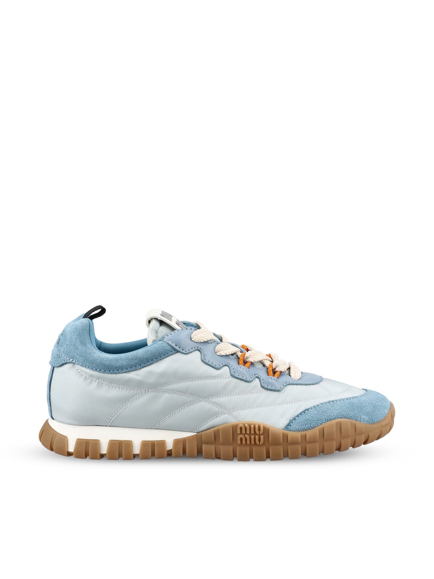 Sneakers in poliammide riciclata. 5E417E LYWF02GM MIU MIU 