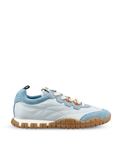 Sneakers in poliammide riciclata. 5E417E LYWF02GM MIU MIU 