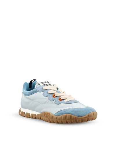Sneakers in poliammide riciclata. 5E417E LYWF02GM MIU MIU 