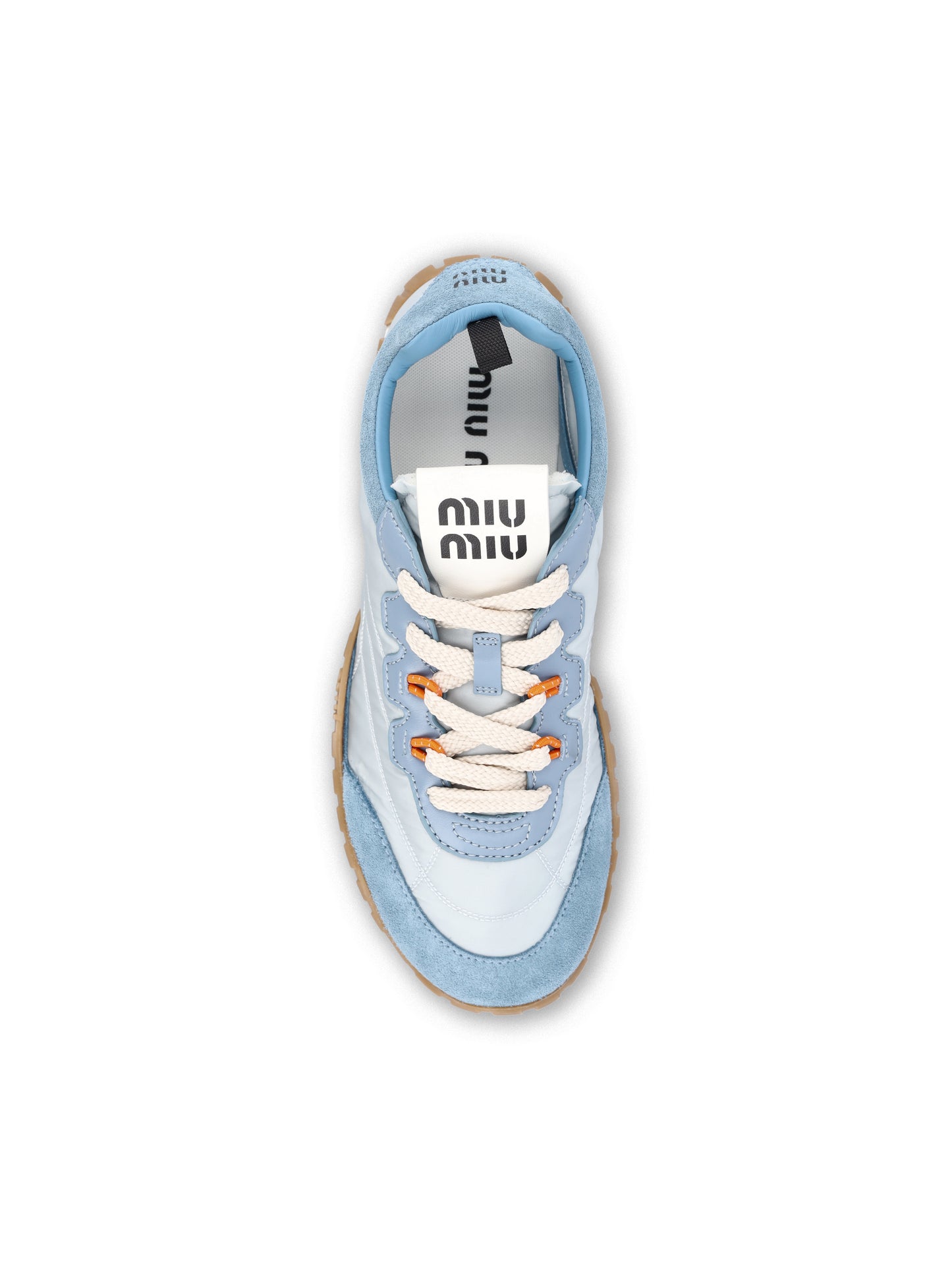 Sneakers in poliammide riciclata. 5E417E LYWF02GM MIU MIU 
