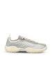 Sneakers realizzate in tessuto e cuoio. 5E806E 3M0KF0424 MIU MIU 