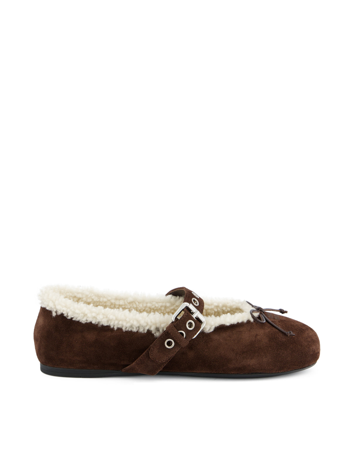 Ballerine realizzate in pelle di vitello. 5F764E Z0GF0003 MIU MIU 