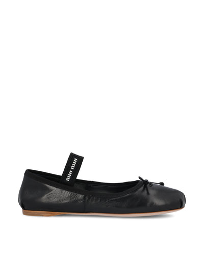 Ballerine in pelle 5F794D XUUF0002 MIU MIU 