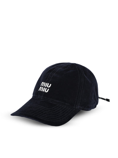 Cappello realizzato in cotone. 5HC369 2CUAF0Q10 MIU MIU 