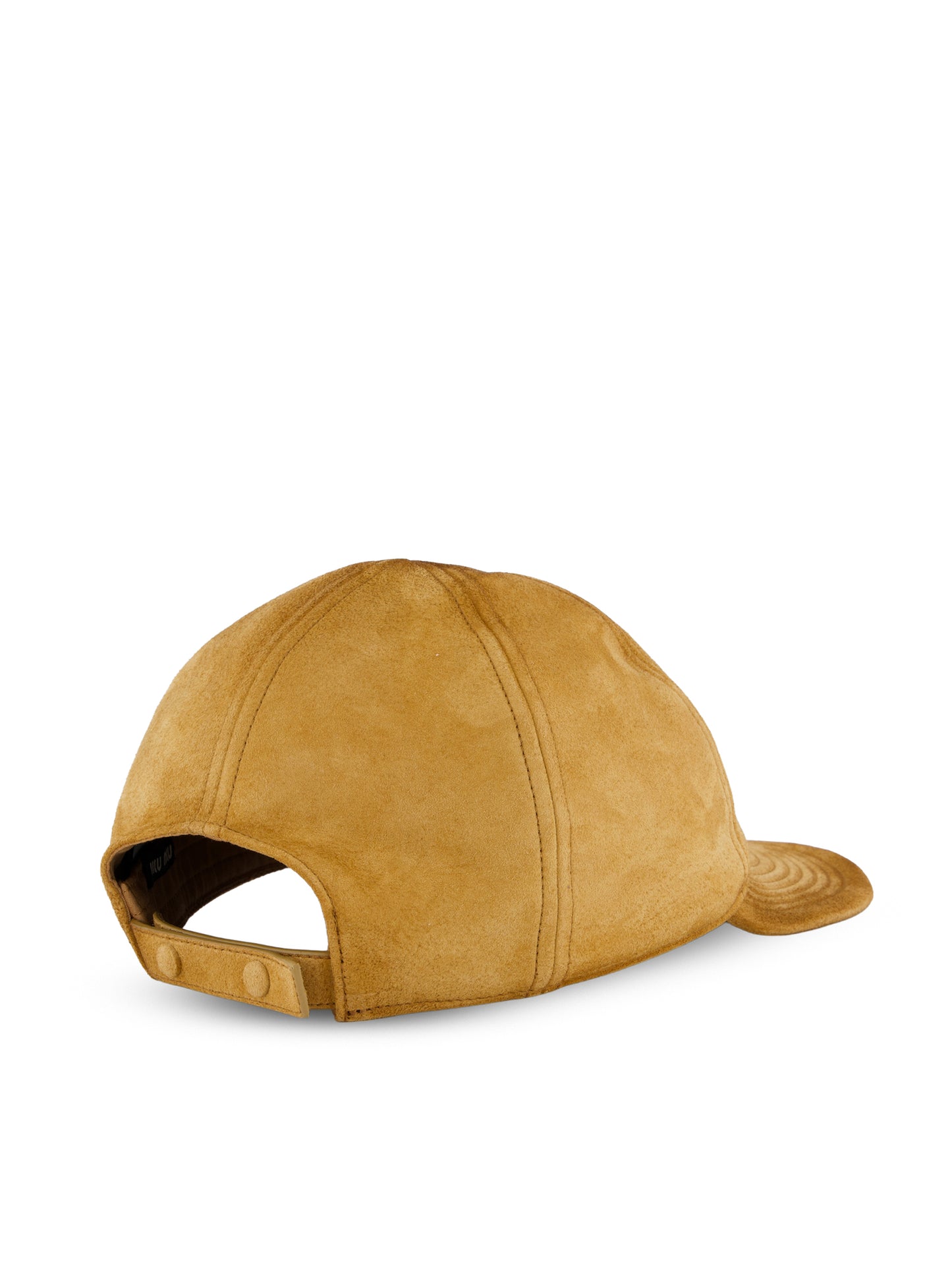 Cappello da baseball Miu Miu in pelle scamosciata 5HC37M 2G83F0151 MIU MIU 