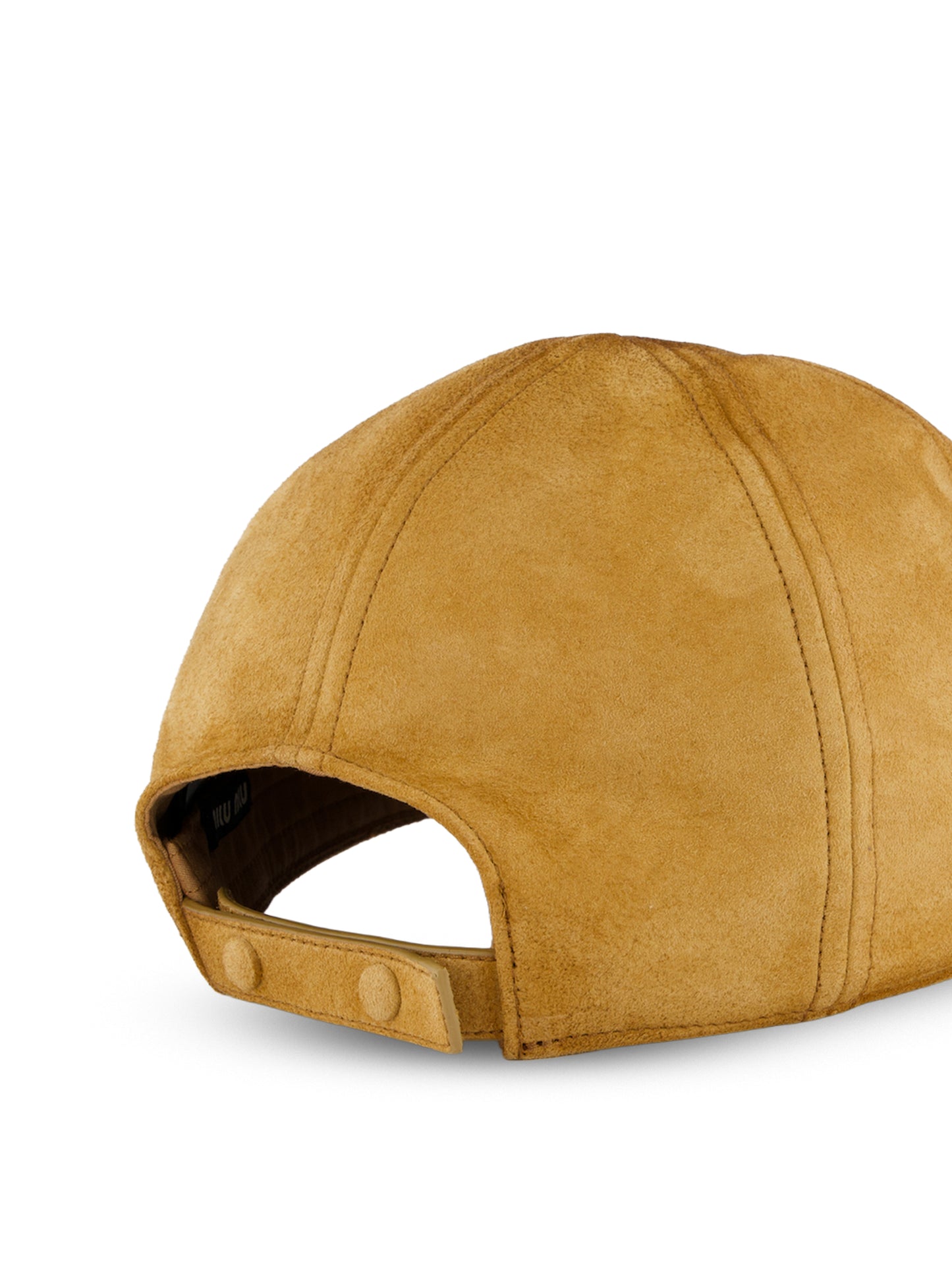 Cappello da baseball Miu Miu in pelle scamosciata 5HC37M 2G83F0151 MIU MIU 