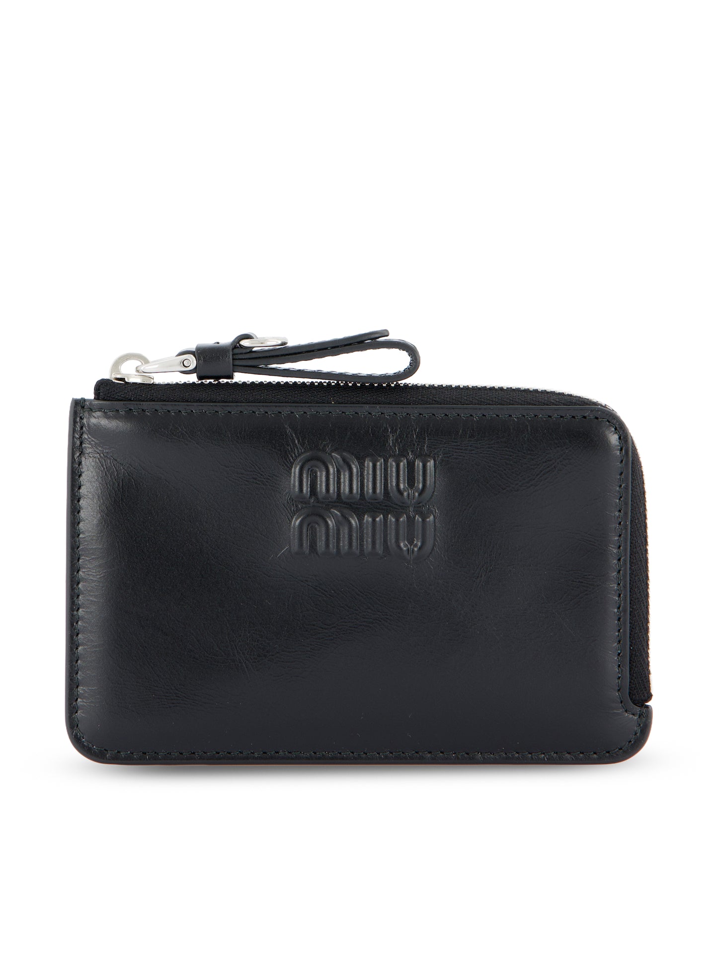 Portacarte a busta in pelle 5MB066 2A44F0002 MIU MIU 