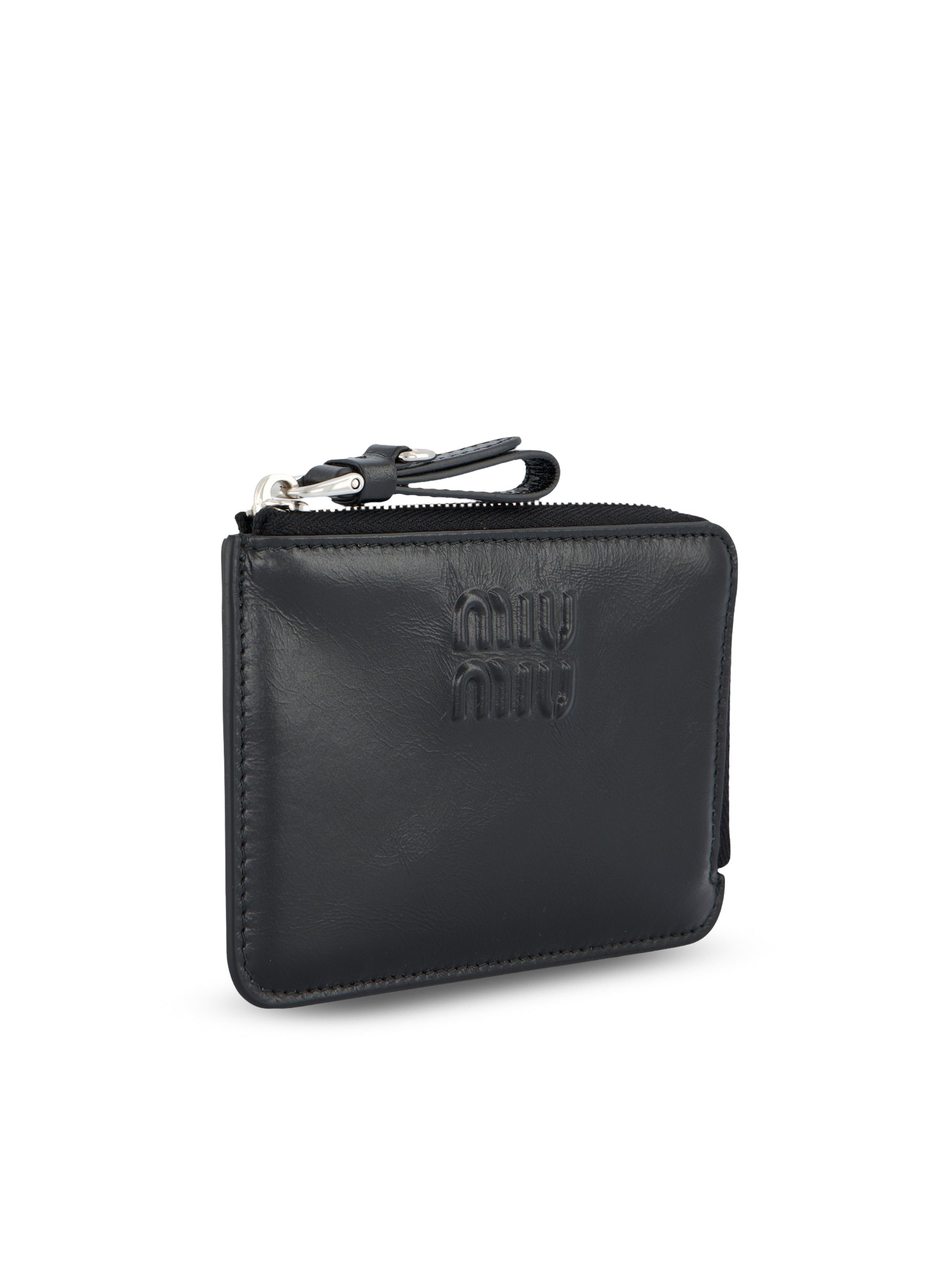 Portacarte a busta in pelle 5MB066 2A44F0002 MIU MIU 