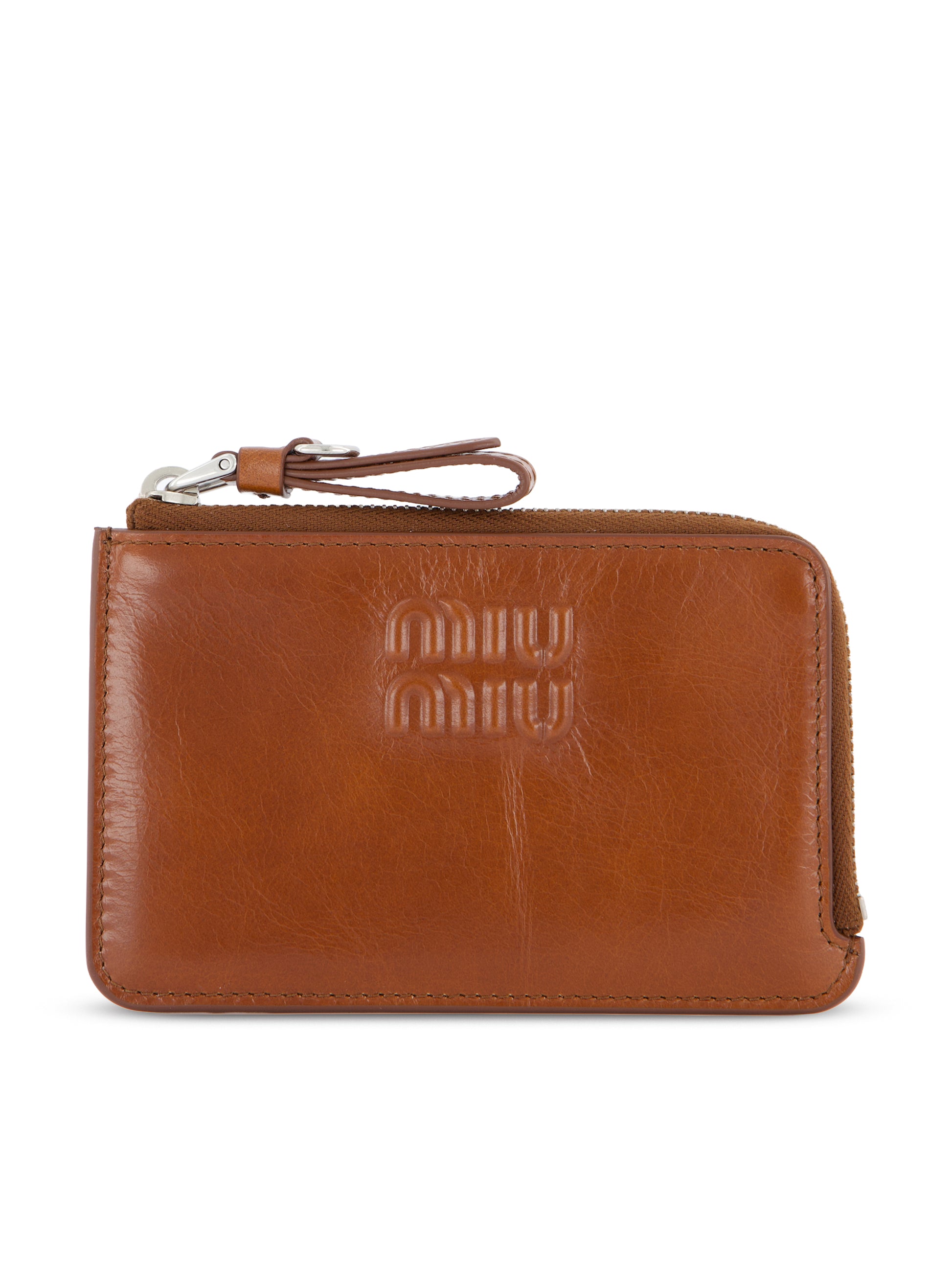 Portacarte a busta in pelle 5MB066 2A44F0BW5 MIU MIU 