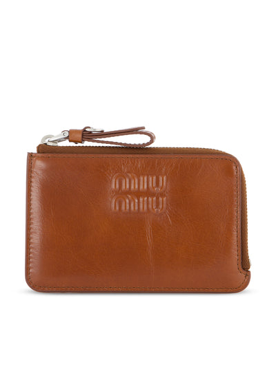Portacarte a busta in pelle 5MB066 2A44F0BW5 MIU MIU 